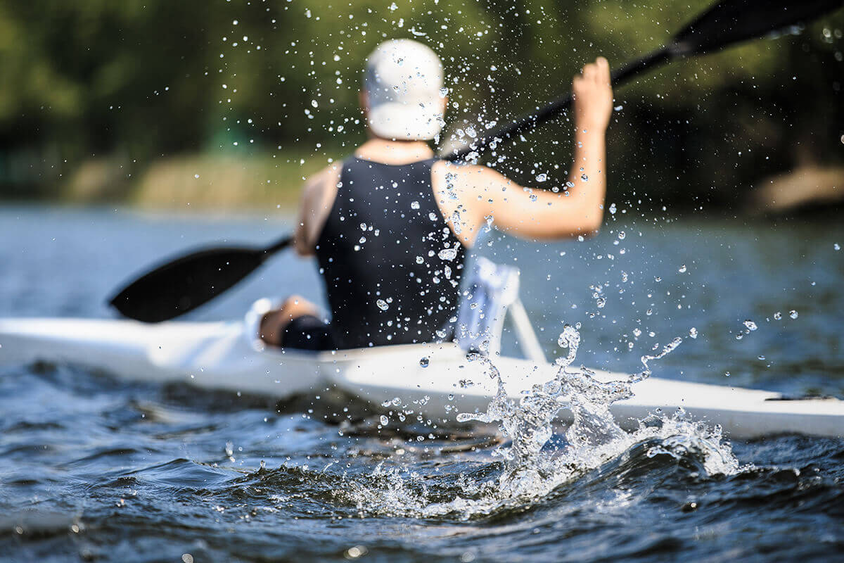 Athlete Rowing